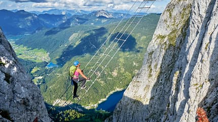 Klettersteig am Donnerkogel, Österreich Klettersteig am Donnerkogel, Österreich