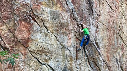 Klettern im tschechischen Karst südlich von Prag Klettern im tschechischen Karst südlich von Prag