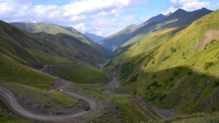 Datvijvari Pass Georgien Chewsuretien Großer Kaukasus Datvijvari Pass Georgien Chewsuretien Großer Kaukasus