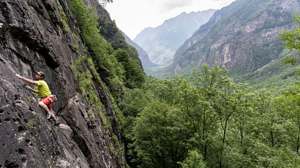 Sportklettern im Tessin Sportklettern im Tessin