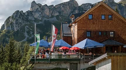 Erfurter Hütte, Rofangebirge, Tirol Erfurter Hütte, Rofangebirge, Tirol