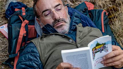 2021,France,Jean Dujardin,Sylvain Tesson,Thomas Goisque,Tournage Auf dem Weg