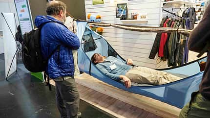 Messe/Ausstellung, ISPO MUNICH ISPO München Messe 2023 Hängematte
