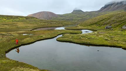 Unterwegs auf dem Víknaslóðir in Island Unterwegs auf dem Víknaslóðir in Island