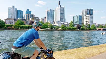 Radtour am Rhein