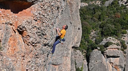 Klettern in Montserrat, Katalonien Klettern in Montserrat, Katalonien