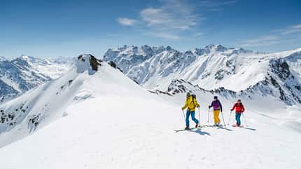 Österreich Vorarlberg Montafon Skitour Gargellen Tschagguns Österreich Vorarlberg Montafon Skitour Gargellen Tschagguns