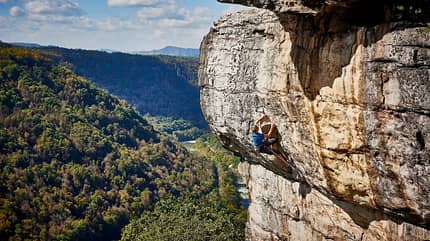 Klettern New River Gorge USA