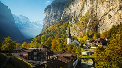 Lauterbrunnental, Berner Oberland, Schweiz Lauterbrunnental, Berner Oberland, Schweiz