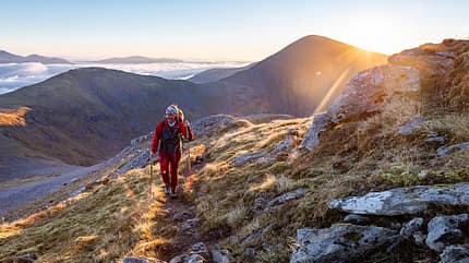 In den Bergen der Fannichs im wilden Nordwesten der Highlands