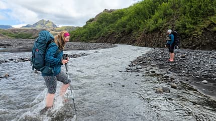 Auf dem Laugavegur und dem Fimmvörðuháls-Trail in Island Auf dem Laugavegur und dem Fimmvörðuháls-Trail in Island