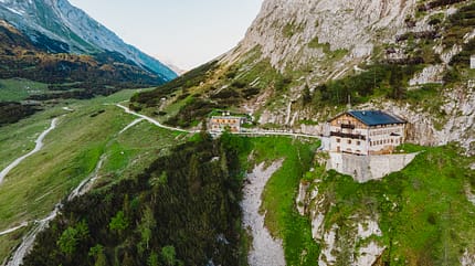 Durchquerung des Karwendels, Hüttentrek, Österreich Durchquerung des Karwendels, Hüttentrek, Österreich