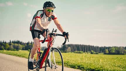 Rennrad-Fahrer Karl Zenger aus Oberbayern Rennrad-Fahrer Karl Zenger aus Oberbayern