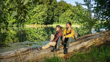Seußlitzer Weinsichttour in der Region Dresden Elbland, Deutschland