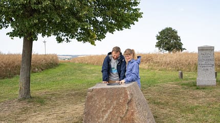Wandern durch die Triebischtäler in der Region Dresden Elbland, Deutschland Wandern durch die Triebischtäler in der Region Dresden Elbland, Deutschland