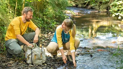 Wandern durch die Triebischtäler in der Region Dresden Elbland, Deutschland Wandern durch die Triebischtäler in der Region Dresden Elbland, Deutschland