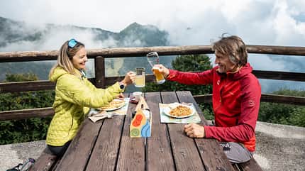 Wandern beim Lago di Ledro, Italien