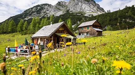 Wandern im Salzkammergut, Salzburg, Österreich