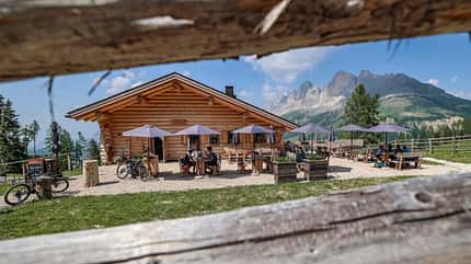 Mountainbiken im Eggental, Südtirol