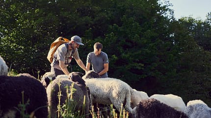 Green Issue: Die bayerische Schuhmarke Doghammer setzt auf ungewöhnliche Stoffe wie Kork und Wolle alter Schafrassen. Green Issue: Die bayerische Schuhmarke Doghammer setzt auf ungewöhnliche Stoffe wie Kork und Wolle alter Schafrassen.