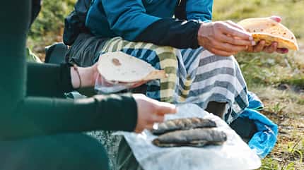 Treparksmötet, in der Wildnis Nordschwedens