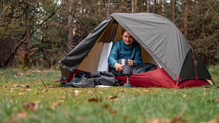 Natuurkampeerterreinen: dreitägige Wanderung über den Sallandse Heuvelrug und durchs Vechtdal, Niederlande Natuurkampeerterreinen: dreitägige Wanderung über den Sallandse Heuvelrug und durchs Vechtdal, Niederlande