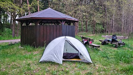 Wildcamping mit Zelt Wildcamping mit Zelt