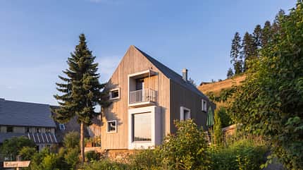Landurlaub, Schwarzwald, Brennküch Design-Ferienhaus, Ferienhaus, Ferienwohnung, Gengenbach, Gengenbach-Reichenbach, Hideaways, Landurlaub, Stefan Kuhn, Abies, Building, Fir, Housing, Outdoors, Plant, Tree Schwarzwald Hideaways - Brennhus