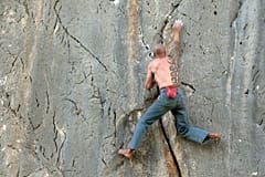 KL Andreas Proft barfuß free solo KL Andreas Proft barfuß free solo