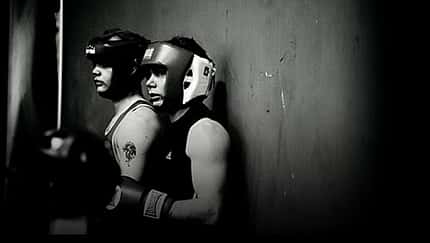 KL Rich Simpson in boxing gear