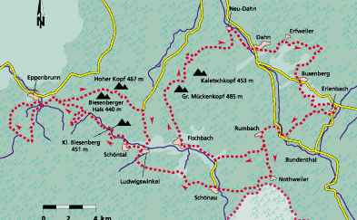 Pfalz Tour 5 Karte