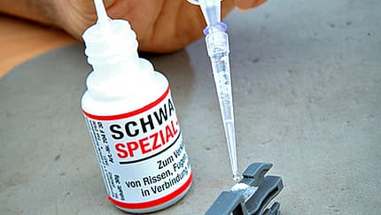 OD 2017 Reparatur Werkstatt Kleben Kleber