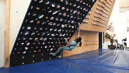 Bouldertraining: Jule Wurm am Moonboard