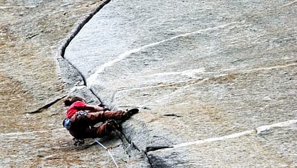 Trad-Klettern, clean climbing in der Schweiz