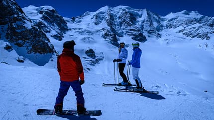 Wintersport im Oberengadin 