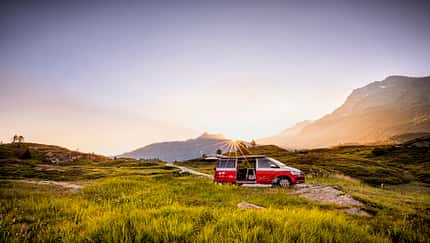 Roadsurfer bietet private Stellplätze an