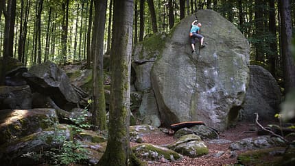 Bouldern im Odenwald Highball 