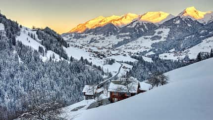 Winterlandschaft in den Bergen