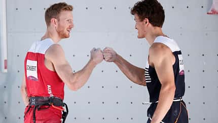 Jakob Schubert und Nathaniel Coleman Tokio 