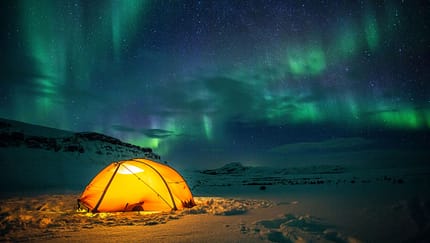 Nordlichter auf dem Kungsleden in Schweden