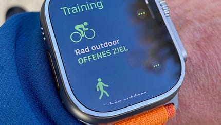 Apple Watch Ultra im outdoor-Test
