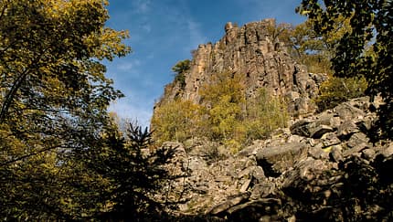 Kletterwand im Battert