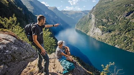 Berg,Fjord,Fjord Norway,Geiranger Fjord,Hike,Homlongsaetra 550HM,Møre & Romsdal,Norway,Skagefla - Geirtanger Sightseeing boat to Skagehola Homlongsaetr,Torgeir Rusten,Tourguide,UNESCO,Water,alp,rivers,steep,von Summit Geiiranger Tours,world heritage site Geirangerfjord - Norwegen
