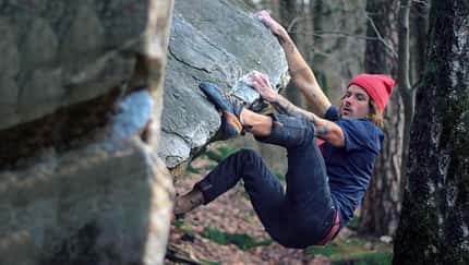 Bouldern im Taunus nordwestlich von Frankfurt
