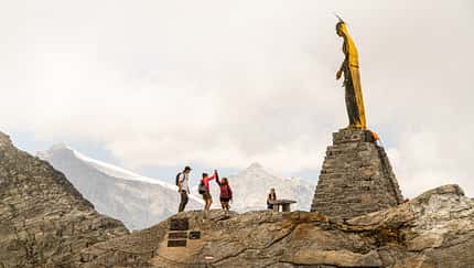 Eintätige Wanderungen in Saas-Fee, Monte-Moro-Pass