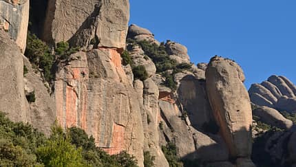 Klettern in Montserrat, Katalonien