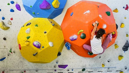 Bouldern in der Halle 