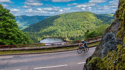 Route des Crêtes, Kurztrip Tourenrad, Elsass