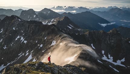 Sonnenaufgang Villgrater Berge Defregger Berge Defereggental Osttirol Österreich Wandern