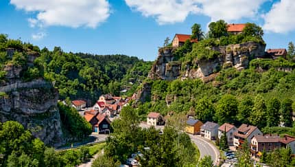 Pottenstein Franken Bayern Deutschland Fränkische Schweiz Frankenjura